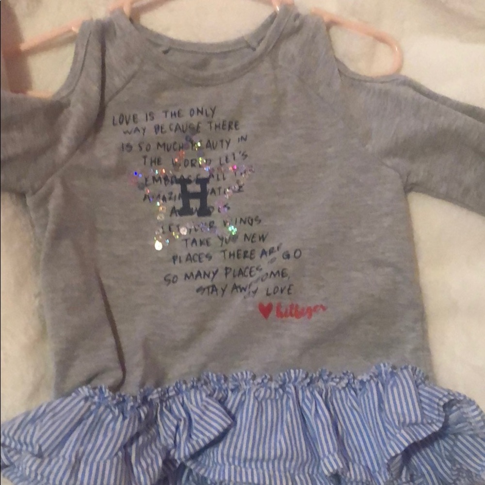 Girls TH cold shoulder shirt